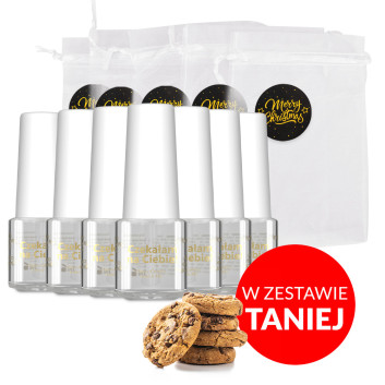 100sztuk Oliwka okazjonalna do skórek i paznokci o zapachu Choco Cookies z woreczkiem 5 ml