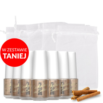 100sztuk Oliwka okazjonalna do skórek i paznokci o zapachu cynamonu z woreczkiem 5 ml