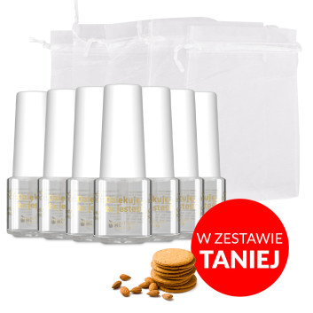 100sztuk Oliwka okazjonalna do skórek i paznokci o zapachu Almond Cookies z woreczkiem 5 ml