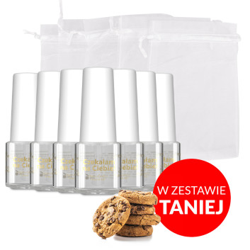 100sztuk Oliwka okazjonalna do skórek i paznokci o zapachu Choco Cookies z woreczkiem 5 ml