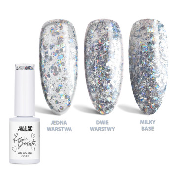 Lakier hybrydowy LED/UV Gel Polish AlleLac x Rosie Beauty Max Glow 6g