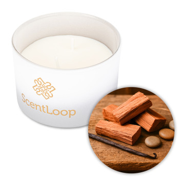 Świeca zapachowa z wosku sojowego ScentLoop Cedar Wood & Vanilla 100g