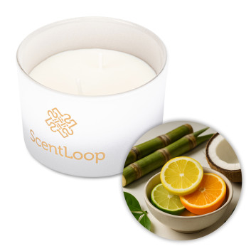 Świeca zapachowa z wosku sojowego ScentLoop Dominicana 100g