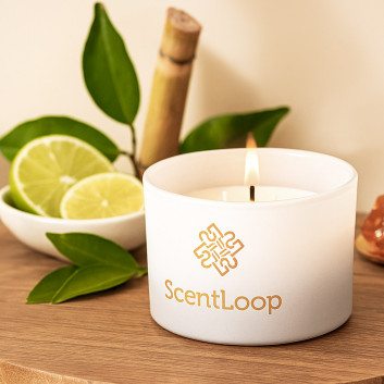 Świeca zapachowa z wosku sojowego ScentLoop Dominicana 100g