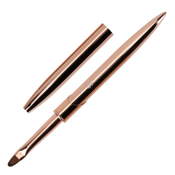 Pędzelek do żelu owalny rose gold Nr 6