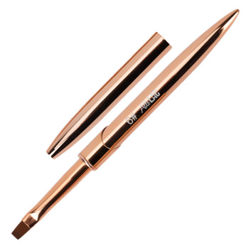 Pędzelek do żelu kwadratowy AlleLac rose gold Nr 6