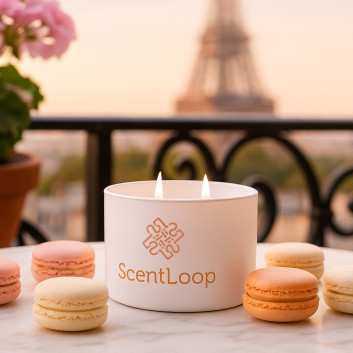 Świeca zapachowa z wosku sojowego ScentLoop Paris Night 100g