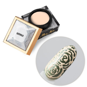 Creative Flow Color Gel - kreatywny NailArt żel do efektu topniejących wzorów Molly Nails Oatmilk HEMA/Di-HEMA free 5g