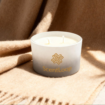 Świeca zapachowa z wosku sojowego ScentLoop Velvet Cashmere 100g