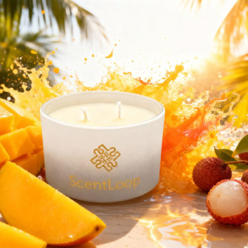 Świeca zapachowa z wosku sojowego ScentLoop Juicy State 100g