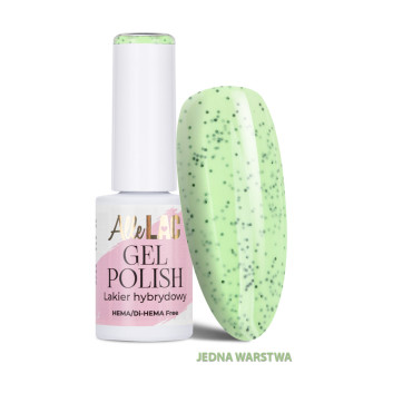 Lakier hybrydowy LED/UV Gel Polish Greens G1 Mint Dots AlleLac HEMA/Di-HEMA Free 6g