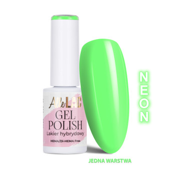 Lakier hybrydowy LED/UV Gel Polish Greens G2 Neon AlleLac HEMA/Di-HEMA Free 6g