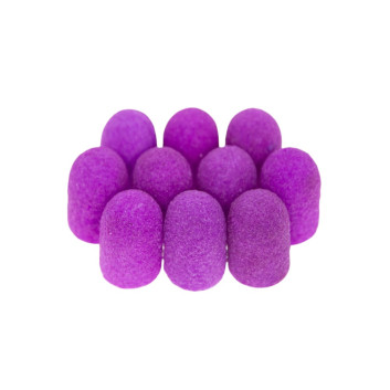 Kapturki do pedicure 7mm gradacja 80 100szt Fabric Podo AlleMed Fioletowy Purple