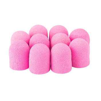 Kapturki do pedicure 7 mm gradacja 180 10 szt Fabric Podo AlleMed Różowy Pink