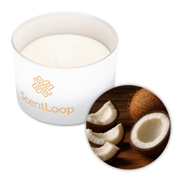 Świeca zapachowa z wosku sojowego ScentLoop Coconut 100g