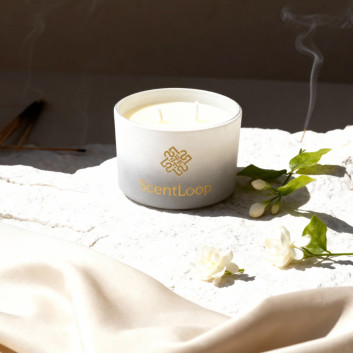Świeca zapachowa z wosku sojowego ScentLoop White Ritual 100g