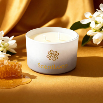 Świeca zapachowa z wosku sojowego ScentLoop Golden Code 100g