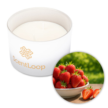Świeca zapachowa z wosku sojowego ScentLoop Strawberry Kiss 100g