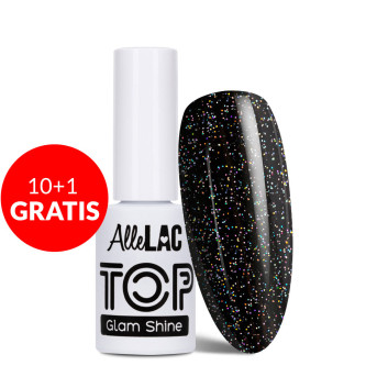 10+1gratis Top Glam Shine no wipe AlleLac Diamond 5g Nr 2