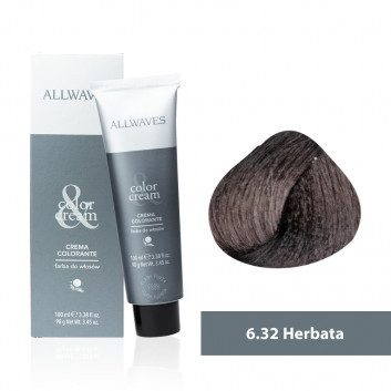 Farba do włosów Allwaves Cream Color herbata 6.32 100 ml