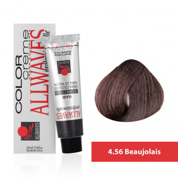 Farba do włosów Allwaves Cream Color beaujolais 4.56 100 ml