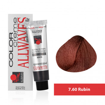 Farba do włosów Allwaves Cream Color rubin 7.60 100 ml
