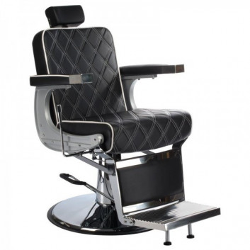 Fotel barberski Lumber BS czrny lux BH-31825