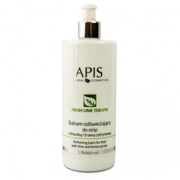 Balsam odświeżający do stóp z limonką i trawą cytrynową Apis Fresh Lime Terapis 500 ml