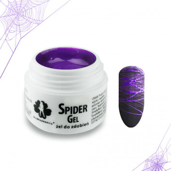Żel do zdobień Spider Gel violet fioletowy 3 ml