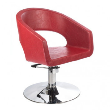 BS Fotel fryzjerski Paolo czerwony BH-8821