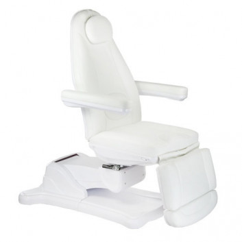 Elektryczny fotel kosmetyczny Mazaro BS biały BR 6672