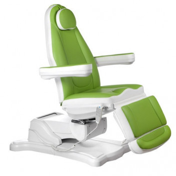 Elektryczny fotel kosmetyczny Mazaro BS zielony BR 6672B