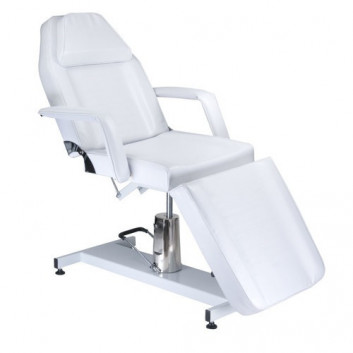 Fotel kosmetyczny hydrauliczny BS biały BW 210