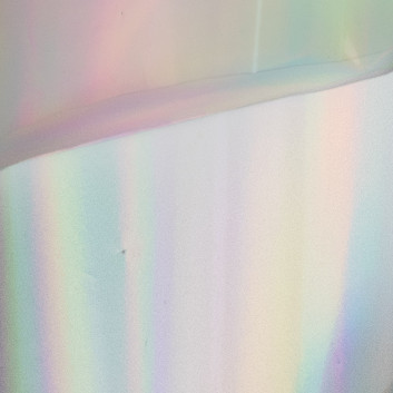 Folia transferowa 100 cm lustrzana chrome holograficzna Nr 1