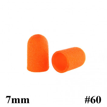 PACZKA Kapturki do pedicure 7 mm gradacja 60 100szt ABS Podo Allemed Pomarańczowy Orange