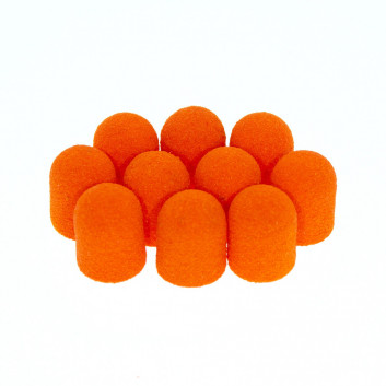 PACZKA Kapturki do pedicure 13 mm gradacja 150 100 szt ABS Podo AlleMed Pomarańczowy Orange