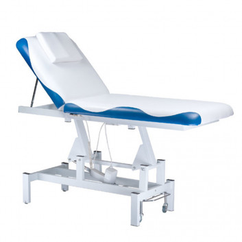 Łóżko do masażu elektryczne BS biało-niebieski BD-8230