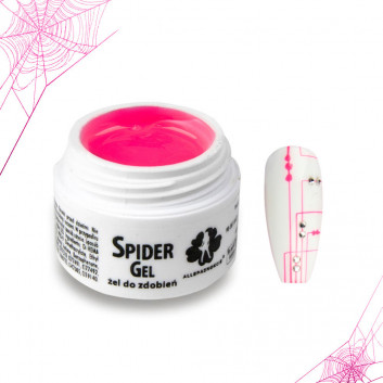 Żel do zdobień Spider Gel różowy neon pink 3ml