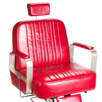 Fotel barberski Homer BS czerwony BH-31237