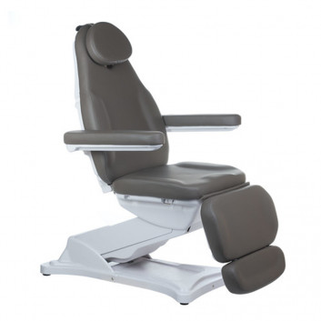 Elektryczny fotel kosmetyczny BS Modena szary BD 8194