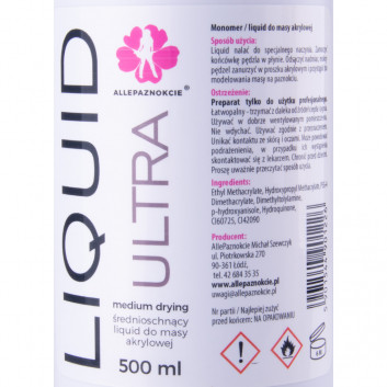 Liquid Ultra średnioschnący do akrylu 500 ml
