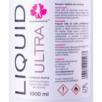 Liquid Ultra średnioschnący do akrylu 1000 ml