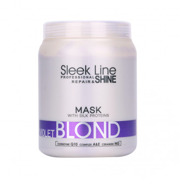 Maska do włosów blond neutralizująca Stapiz Sleek Line Violet Blond 1000 ml