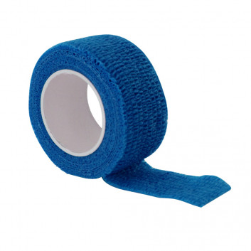 Bandaż kohezyjny samoprzylepny elastyczny niebieski 2,5cm x 4,5m Nr 3