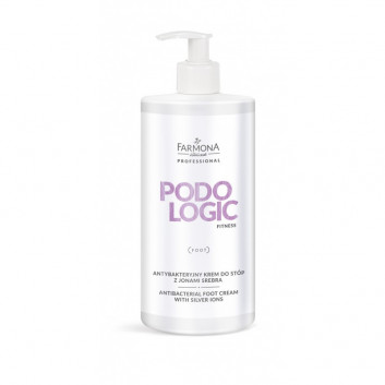Antybakteryjny krem do stóp z jonami srebra Farmona Podologic Fitness 500 ml