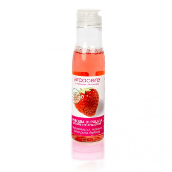 Lotion przed depilacją o działaniu oczyszczającym Arcocere truskawkowy 150ml