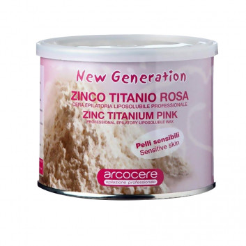 Wosk do depilacji puszka Arcocere titanio rosa 400 ml