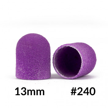 Kapturki do pedicure 13 mm gradacja 240 10 szt Fabric Podo AlleMed Fioletowy Purple