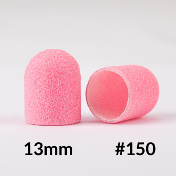 Kapturki do pedicure 13 mm gradacja 150 10 szt Fabric Podo AlleMed Różowy Pink