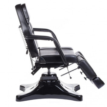 BS Hydrauliczny fotel kosmetyczny BD-8243 czarny